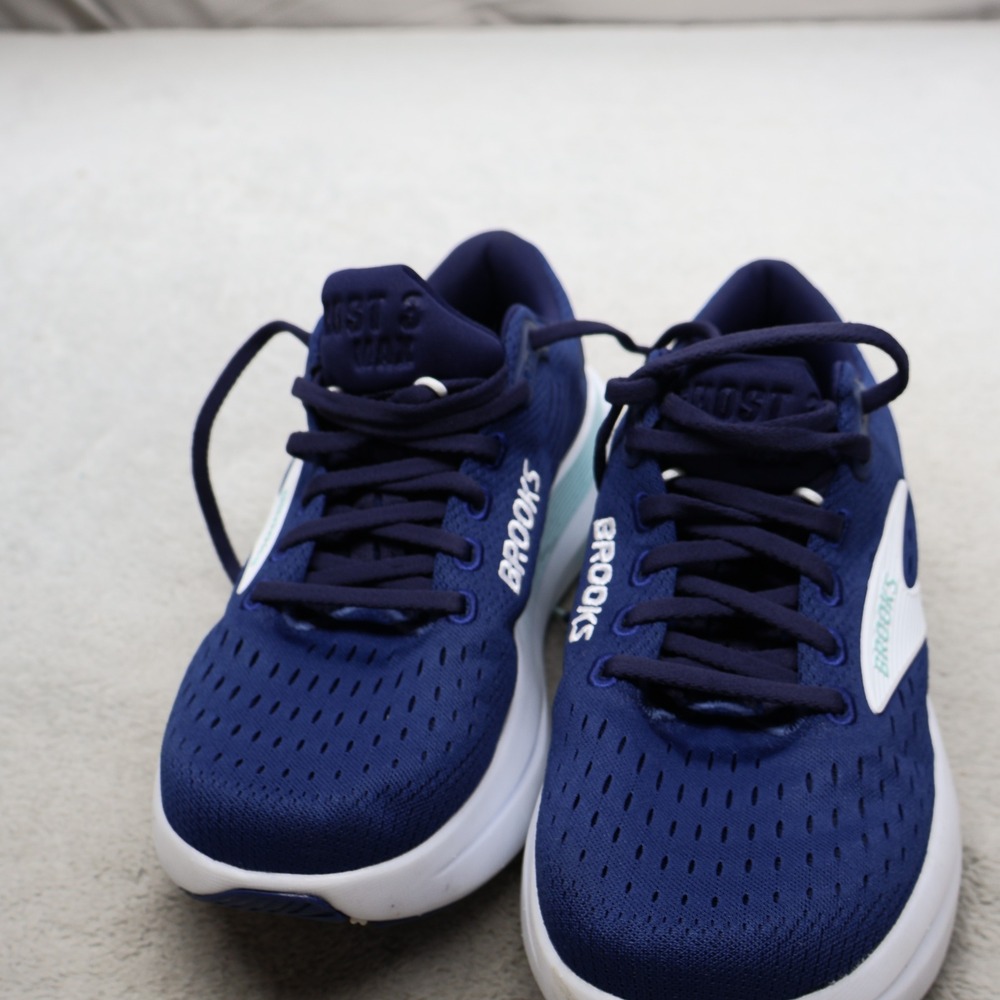 Brooks Womens 7.5D Athletic Shoes Blue Ghost Max Mesh Running Training Gym EUC - Picture 11 of 15